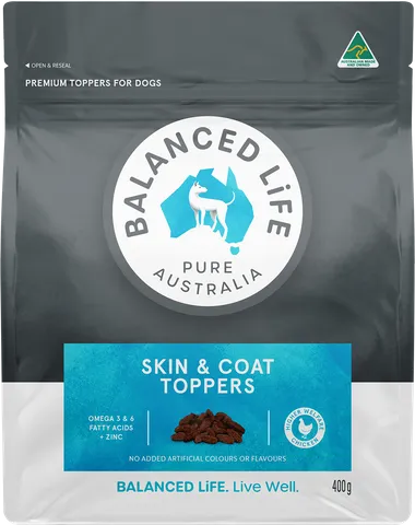 Balanced Life Meaty Toppers Skin & Coat