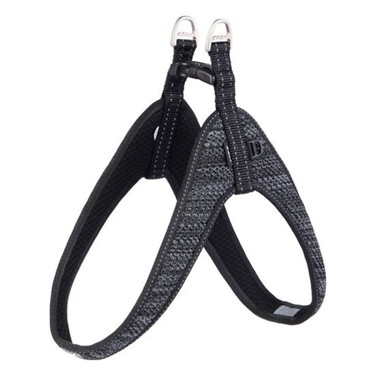 Rogz Fast FiT Harness Black  SMALL