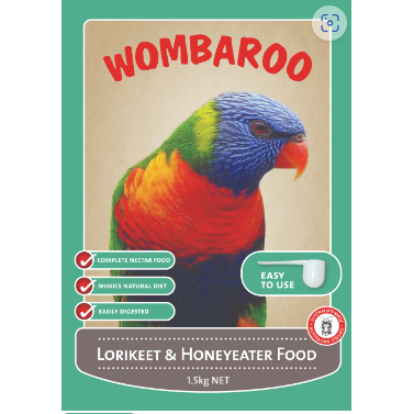Wombaroo Lori & Honeyeater Food 1.5kg