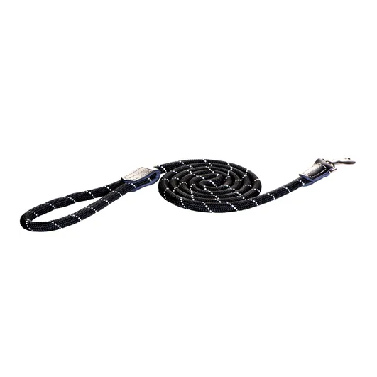 Rope Dog Lead Black 1.8m Thick
