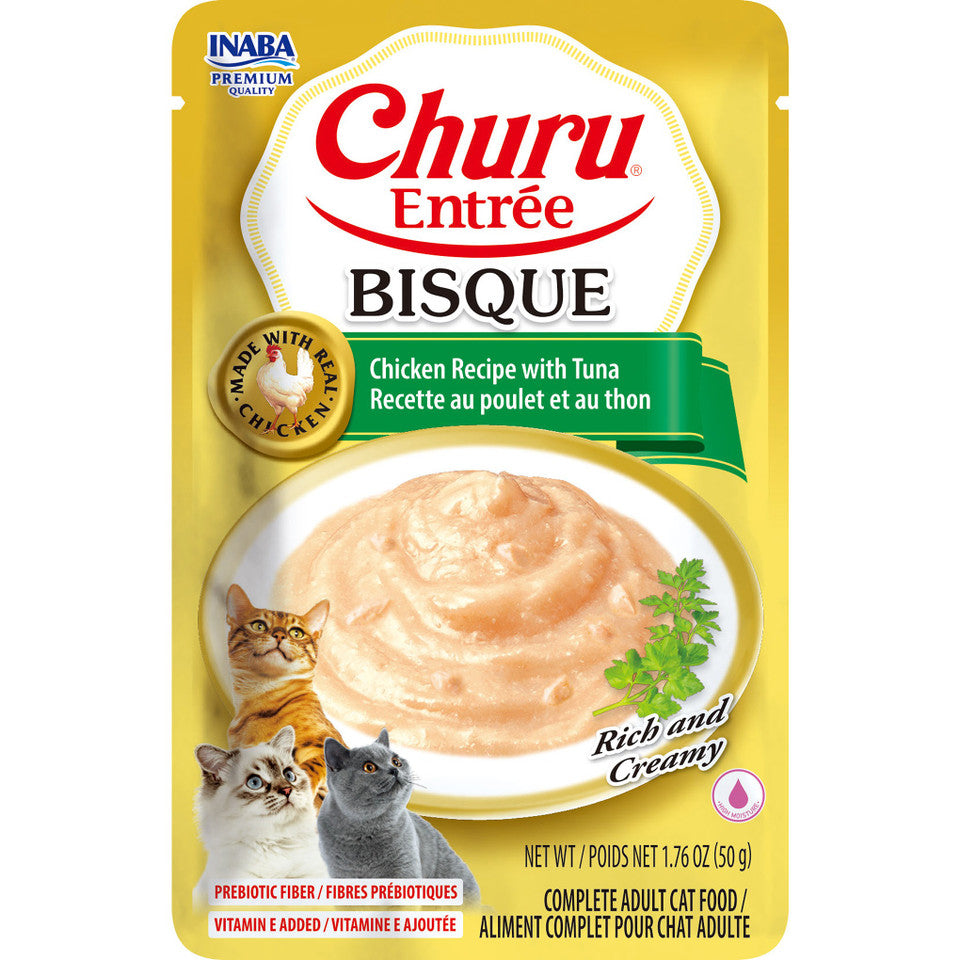 Inaba Cat Churu Entree Bisque Chicken & Tuna 50g