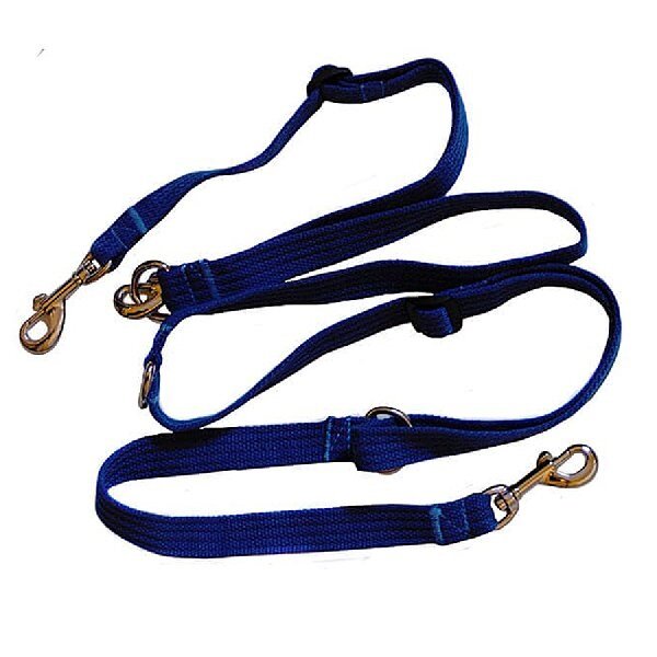 Comfort Webbing Double Ended 25mm Dog Lead PURPLE