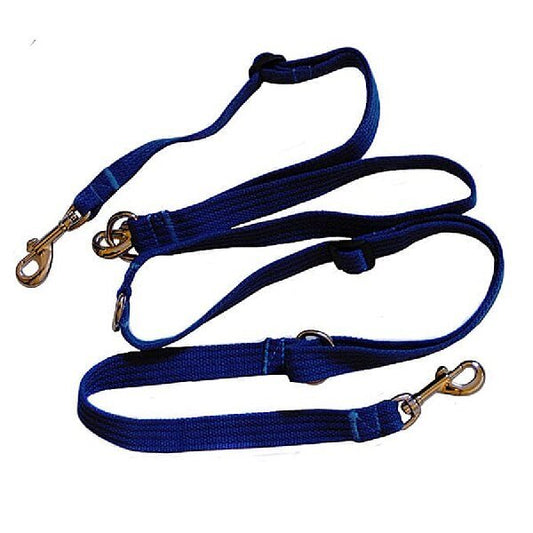 Comfort Webbing Double Ended 25mm Dog Lead PURPLE