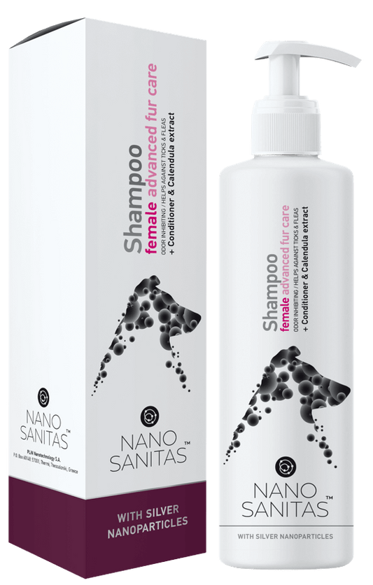 Nano Sanitas Female Fur Care Dog Shampoo 250 ml-1962324916749602816