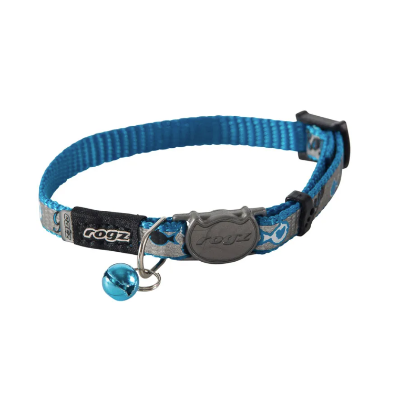 ReflectoCat Safeloc Collar Blue Cat 11mm