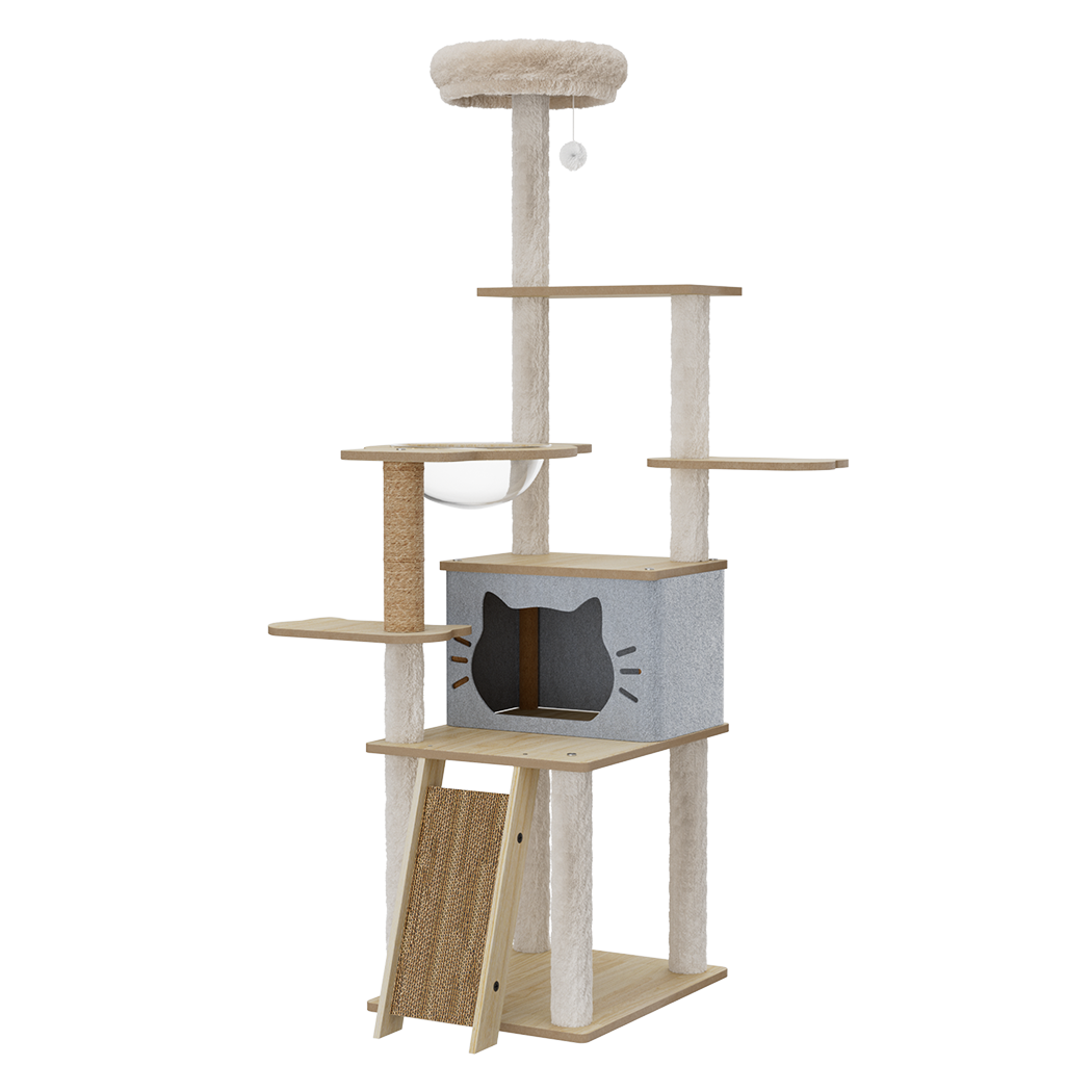 Pawz Cat Tree Tower Large Scratcher Condo House 160cm-1996005457323495432