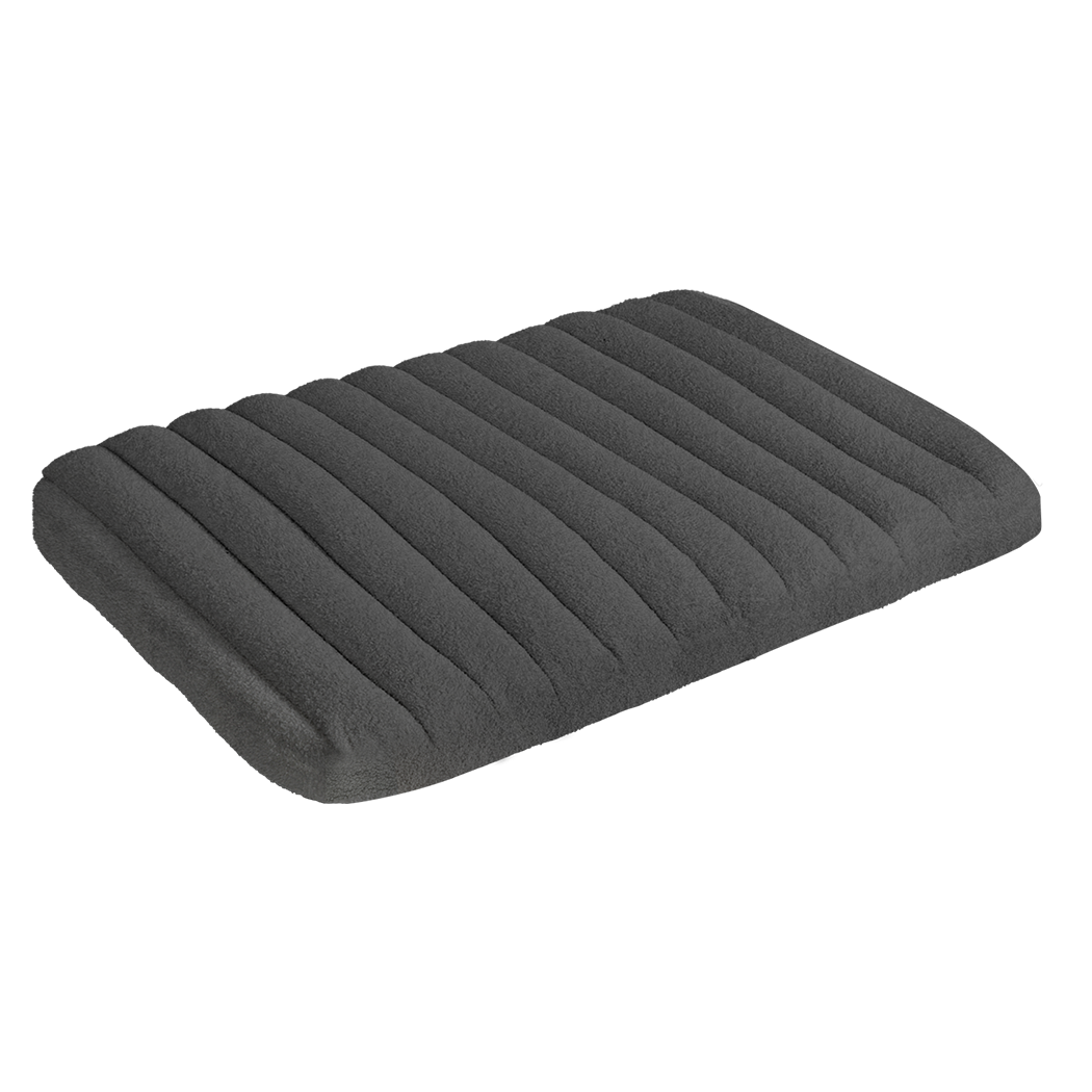 Pawz XL Size Orthopedic Dog Bed with Sherpa Plush Removable Cover in Grey-1973193542683725832