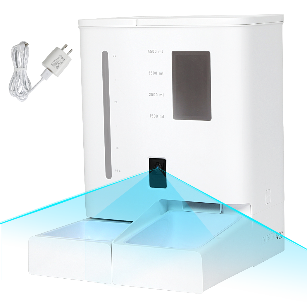 Pawz 2-in-1 Automatic Pet Cat Dog Feeder Water Set-1973193538753662984