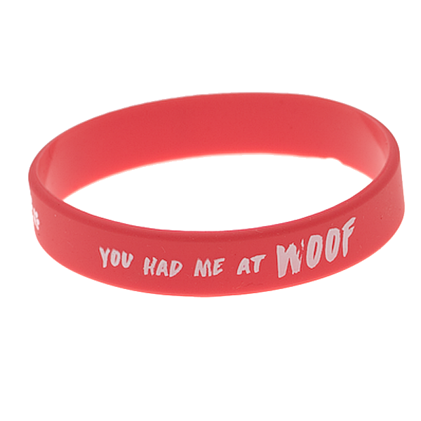 RSPCA  Awareness Band Red (You Had Me At Woof)