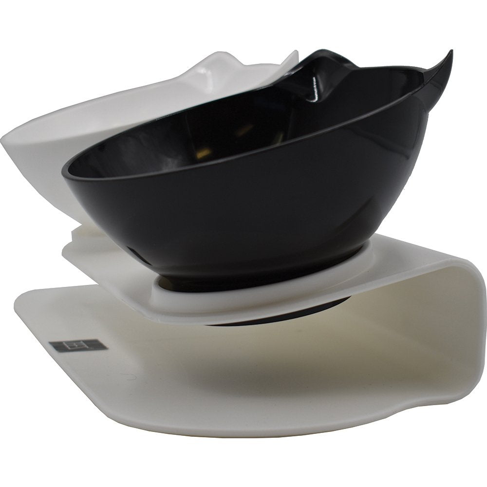 Zeez Double Elevated Cat Bowls 250ml