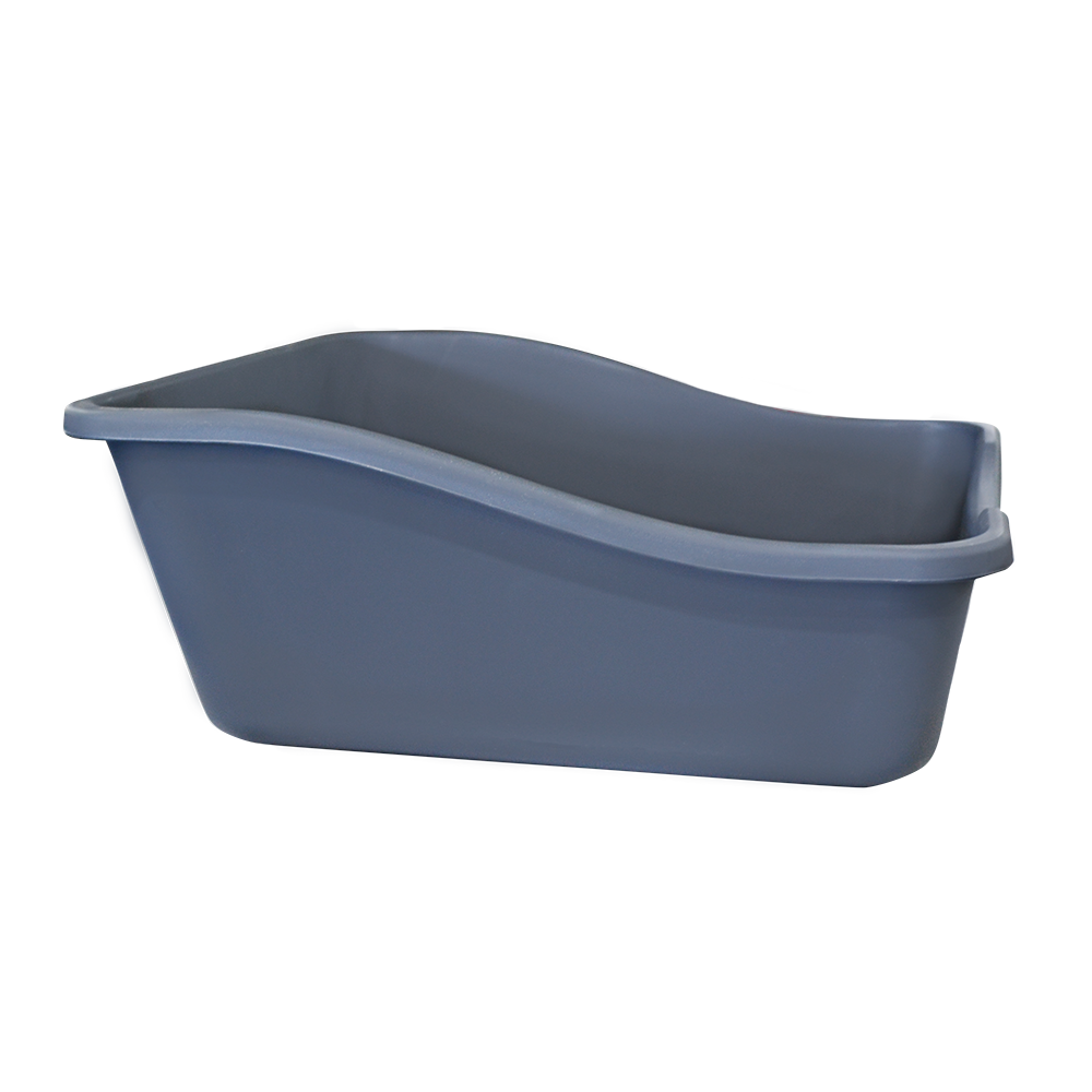 High Back Litter Tray Black 46x38cm