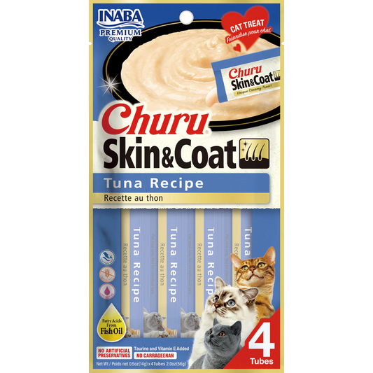 Inaba Cat Churu Skin & Coat Tuna 56g