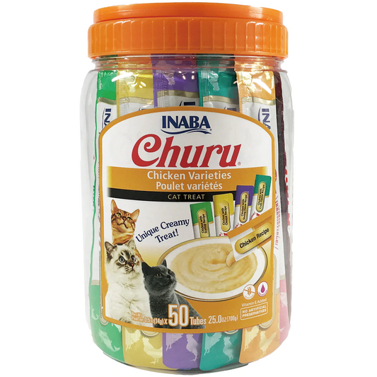 Inaba Churu Mousse Chicken Variety 50 x 14g Pack