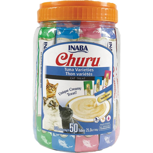 Inaba Churu Mousse Tuna Chicken Variety 50 x 14g