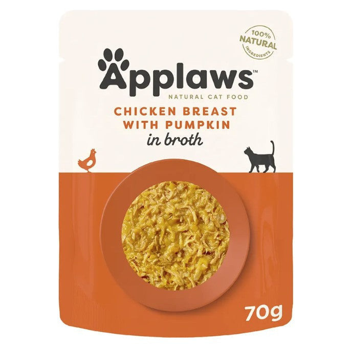 Applaws Cat Broth Pouch Chicken & Pumpkin 70g