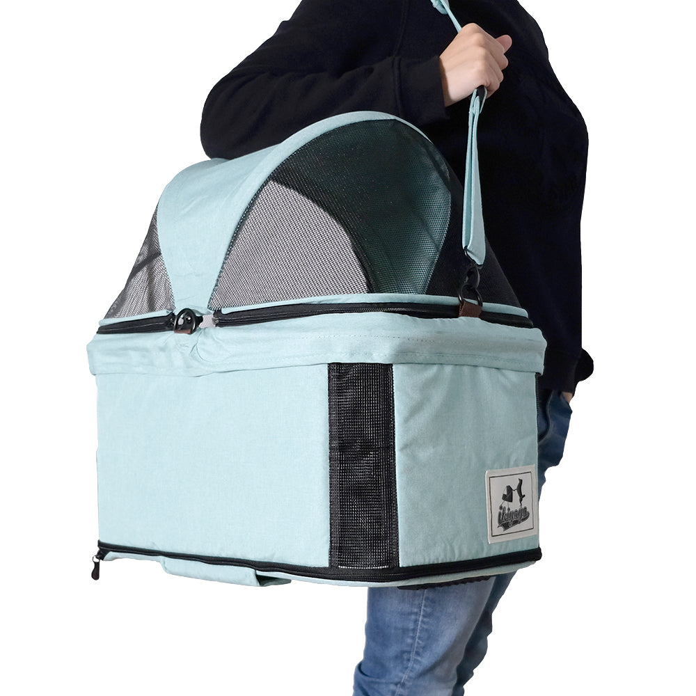 Ibiyaya Pet Travel Stroller Spearmint