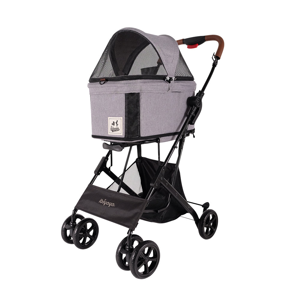 Ibiyaya Pet Travel Stroller Grey