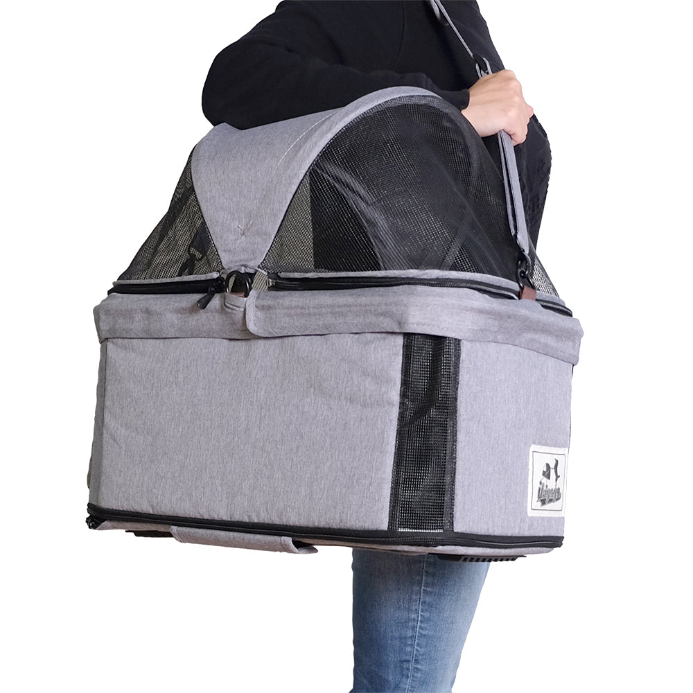 Ibiyaya Pet Travel Stroller Grey