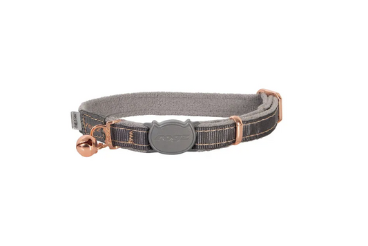 Rogz UrbanCat Safety Release Collar Dove Grey SML
