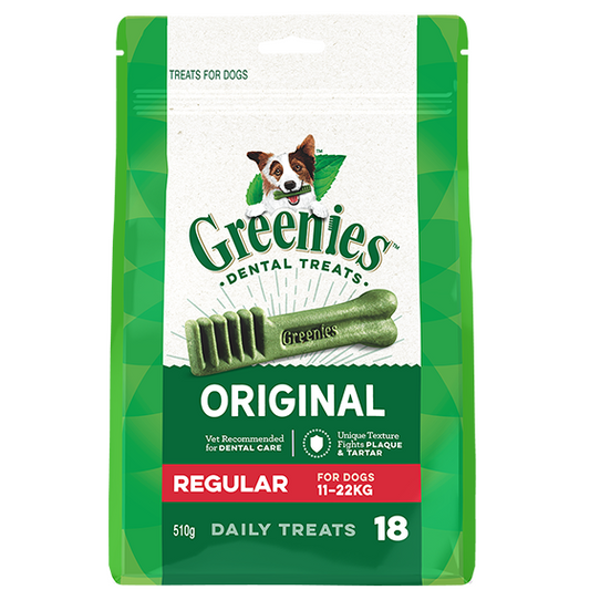 Greenies Treat Pack Regular-Dogs 11 to 22kg - 510g