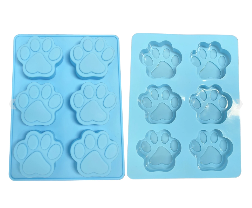Paws Silicone Mould Blue