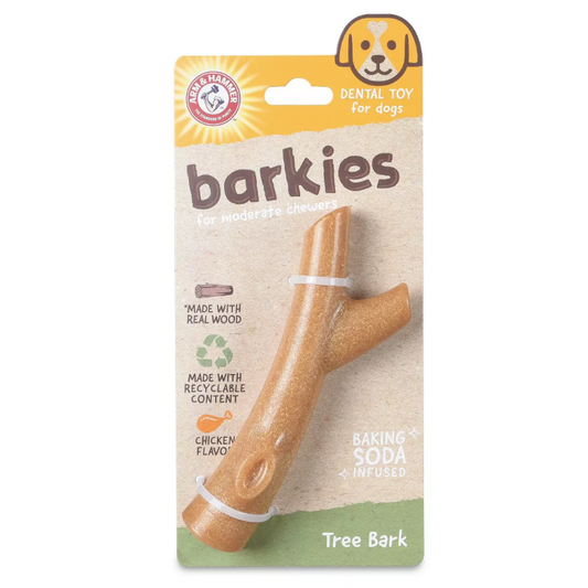 Arm & Hammer: Barkies 7" 175mm PP+Pine Saw Dust Tree Bark Chicken Flavor