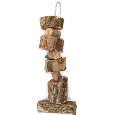 Bush Tucka Bird Toy Natural Wood