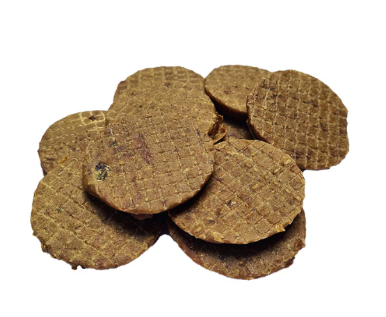 All Barks Aussie Mini Burgers Chicken & Superfood Dog Treats 110g (Approx 10)