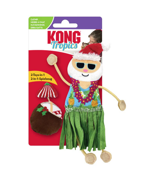 KONG Holiday Tropics Santa 2 Pack