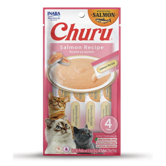 Inaba Churu Mousse Treat Salmon 4 Tubes 56g