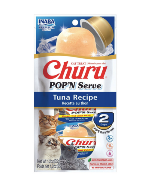 Inaba Churu POP'N Serve Tuna 2 Cups 70g