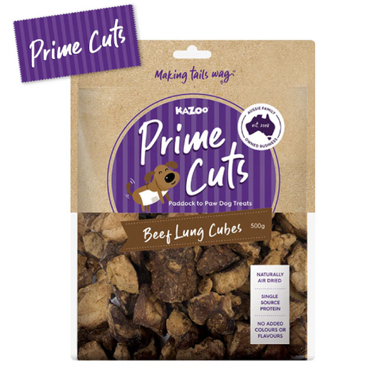 Kazoo Prime Cuts Beef Lung Cubes 500gm