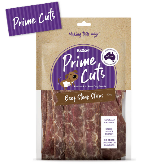 Kazoo Prime Cuts Beef Steak Strips 500gm