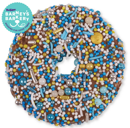 Kazoo Barneys Barkery Dog Donut Biscuit - Blue 36gm