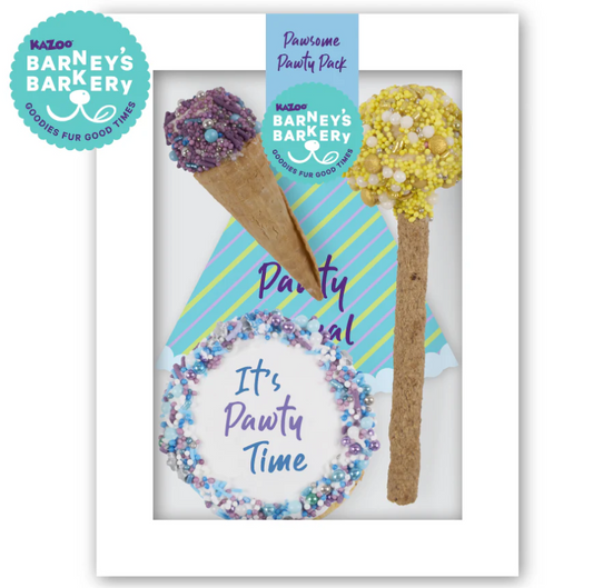 Kazoo Barneys Barkery Dog Birthday Party Pack -Blue 150g