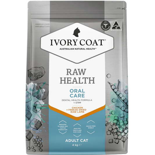 Ivory Coat Raw Health Cat Oral Care Chicken