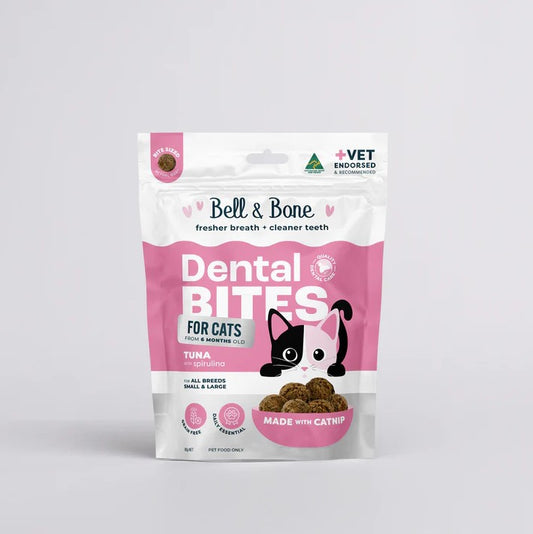 Bell & Bone Dental Bites - Cat Tuna & Spirulina 80g