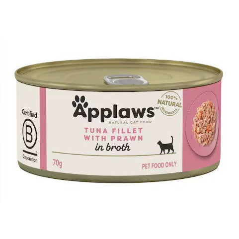 Applaws Cat Tin Tuna & Prawn 70g