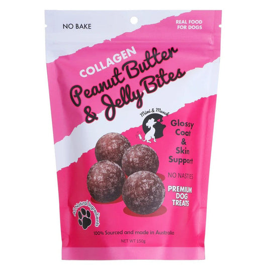 Mimi & Munch Collagen Peanut Butter Jelly Bites 150g