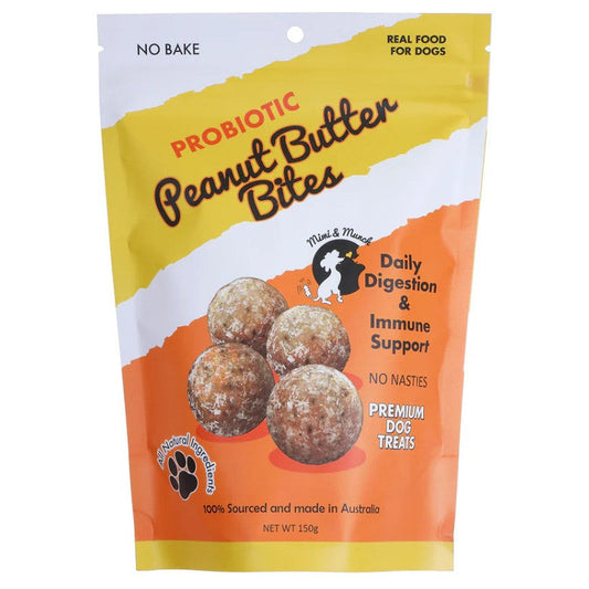 Mimi & Munch Probiotic Peanut Butter Bites 150g