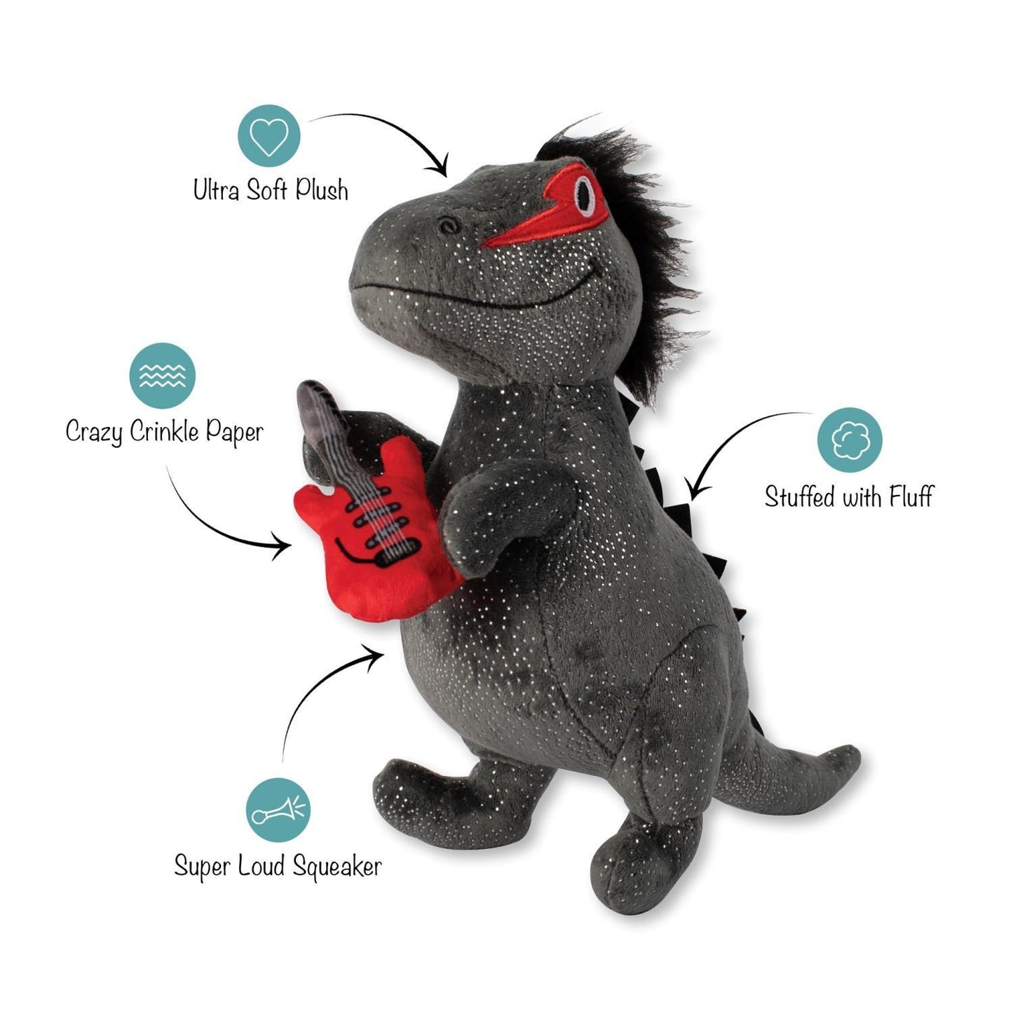 Fringe Studio Rocker Rex Plush - Extra Large