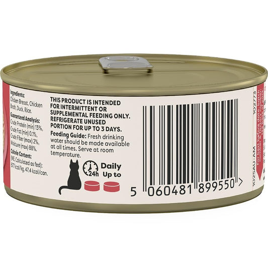 Applaws Cat Tin Chicken Breast Duck in Broth 24 X 70g