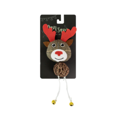 Dan & Sam Christmas Rattan Ball Reindeer