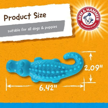 Nubbies Gator Dental Toy Mint