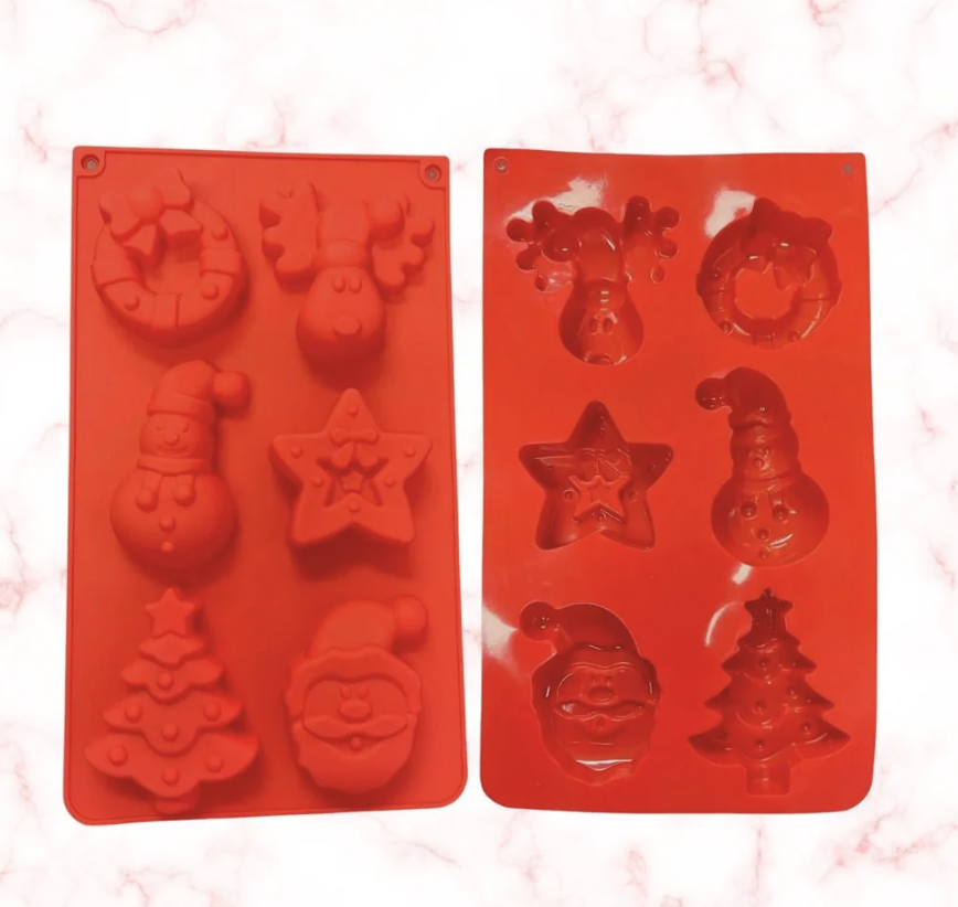 Christmas Time! Silicone Mould Red