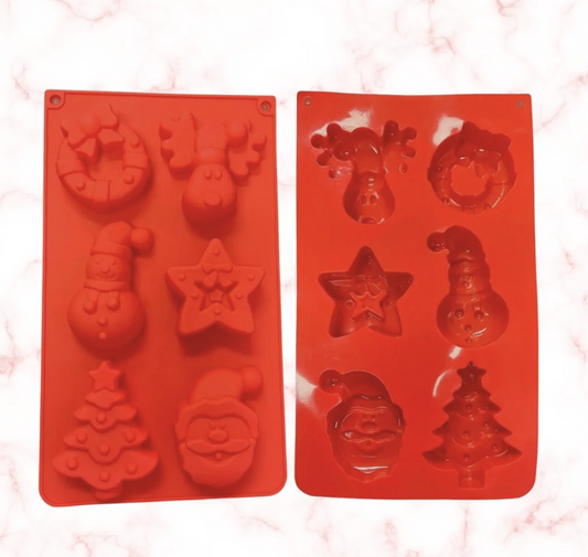 Christmas Time! Silicone Mould Red