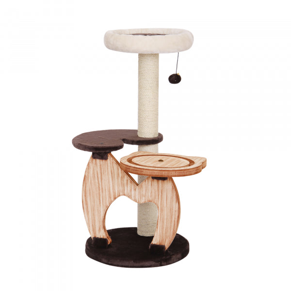Furkidz Cat-I-Tude Rondure Play 'n Rest Station 95H x 45 x 45cm