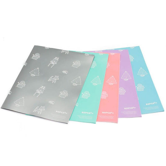 RSPCA Christmas  Wrap 5 Sheets per Pack