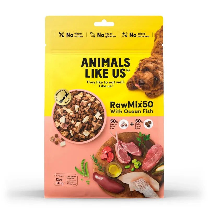 Animals Like Us RawMix50 with Ocean Fish 340G