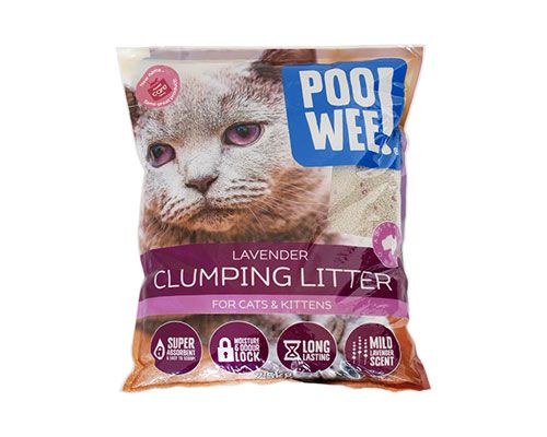 PooWee Clumping Cat Litter Lavendar 7.5kg